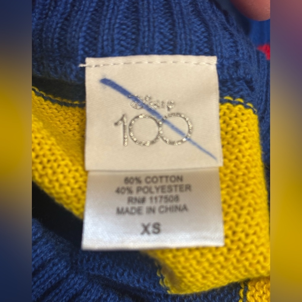 Kids size xsmall Mickey sweater Disney 100 - Picture 4 of 5